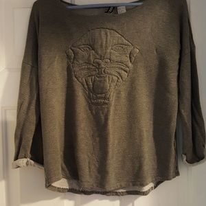 Sweater tiger imprint